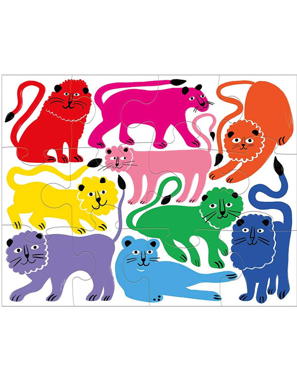 Cover: Rainbow Roar! Pouch Puzzle