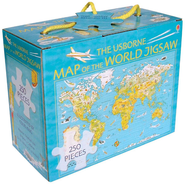 Map Of The World Boxed Jigsaw