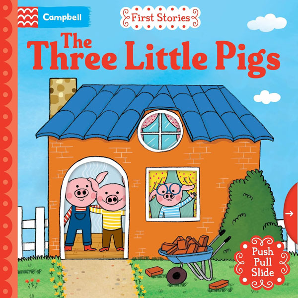 Cover: The Three Little Pigs: A Push, Pull, Slide Book