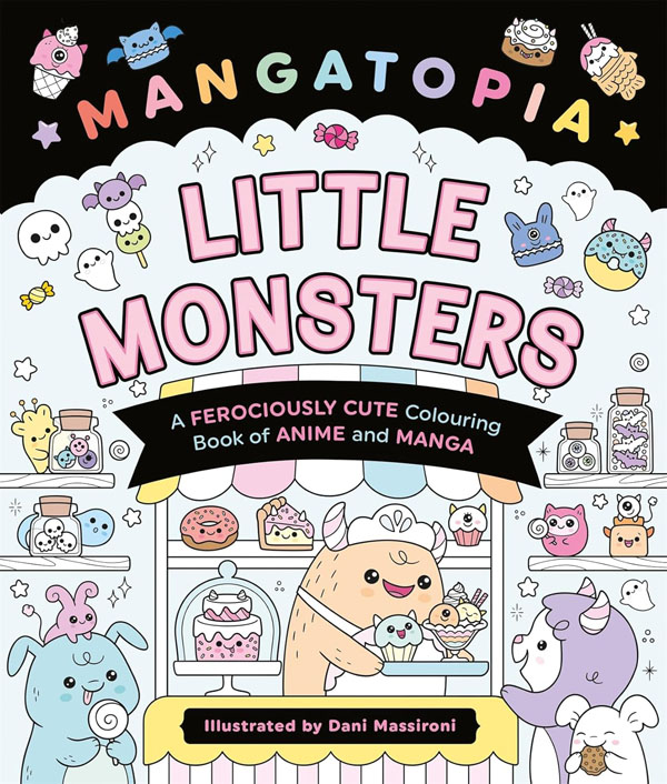 Mangatopia Little Monsters: A Colouring Book