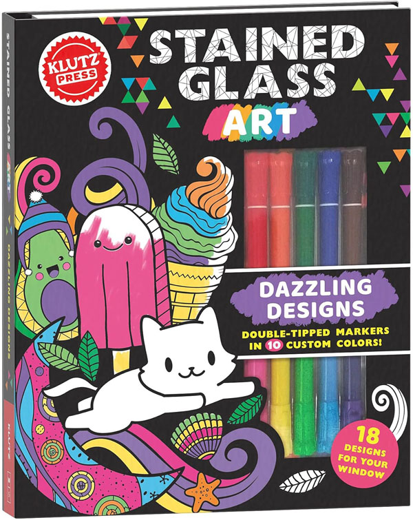 Klutz Stained Glass Art: Dazzling Designs