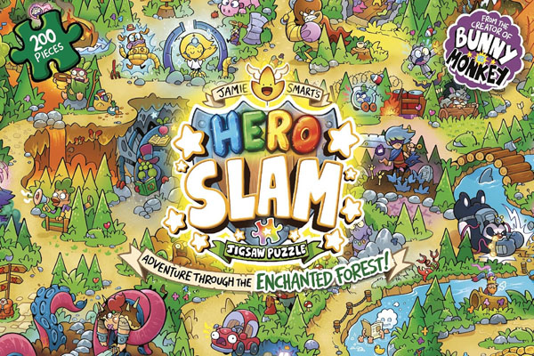 Cover: Jamie Smart’s Hero Slam Jigsaw Puzzle: 200 pieces