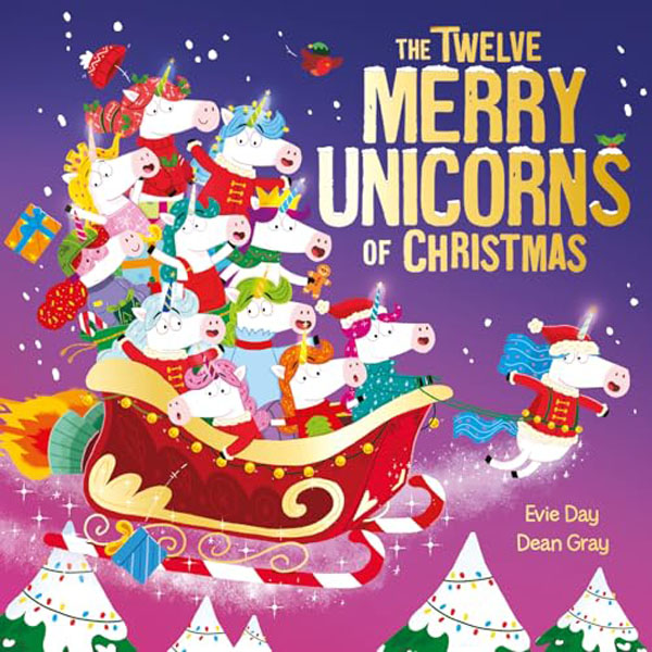 Cover: Twelve Merry Unicorns of Christmas