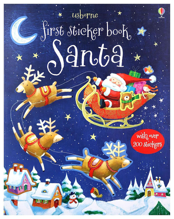 First Sticker Book Santa