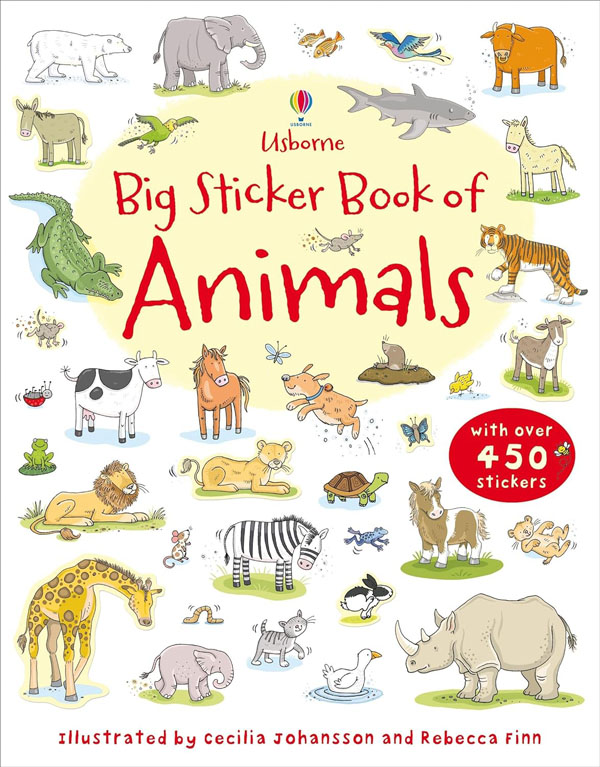 Big Sticker Book Of Animals