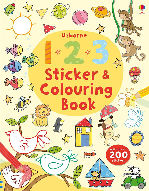 Cover: 123 Sticker And Colouring Book