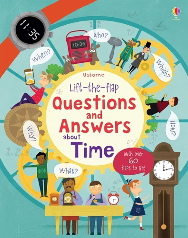 Cover: Lift-The-Flap Questions And Answers About Time