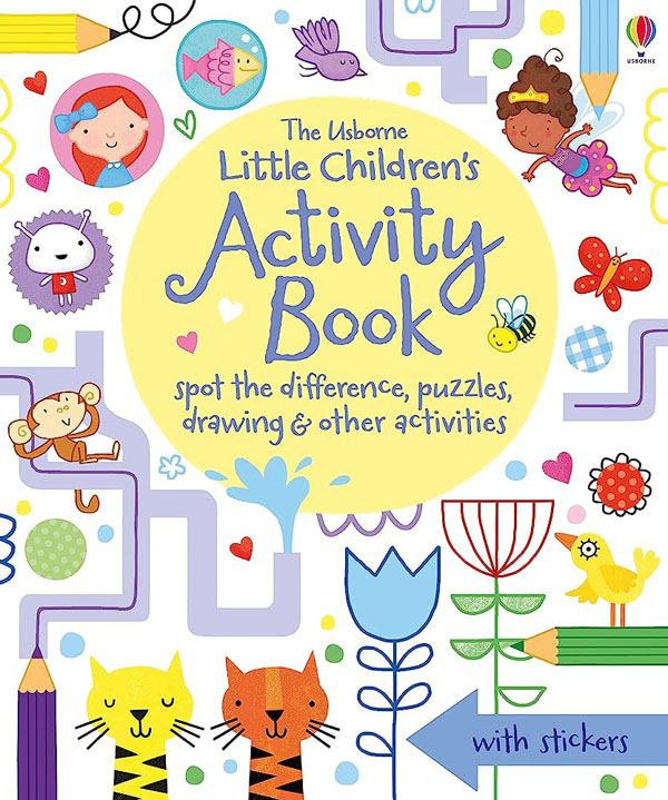 Little Children's Activity Book spot-the-difference, puzzles, drawings & other activities