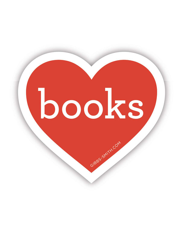 Cover: Heart Books Sticker