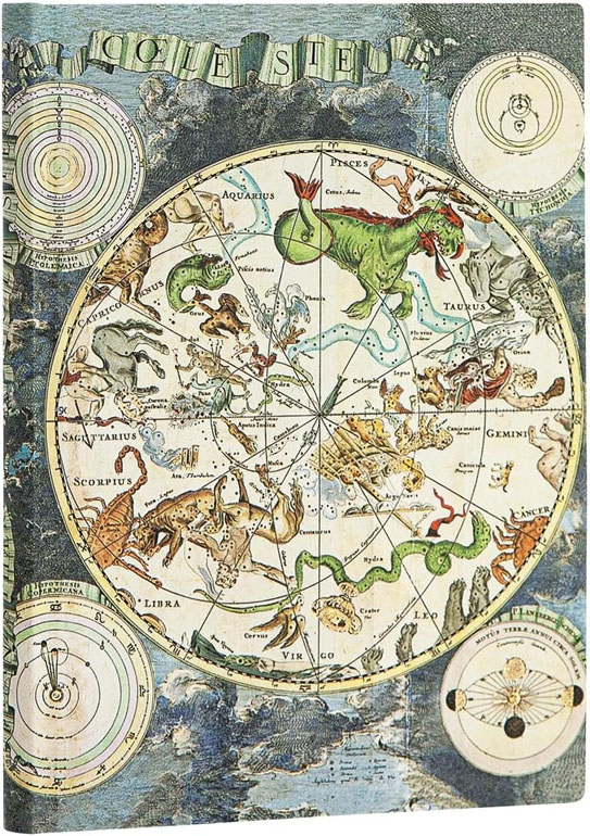 Paperblanks Softcover Flexi Notebook - Celestial Planisphere
