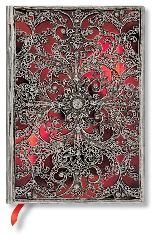Paperblanks Softcover Flexi Notebook - Garnet
