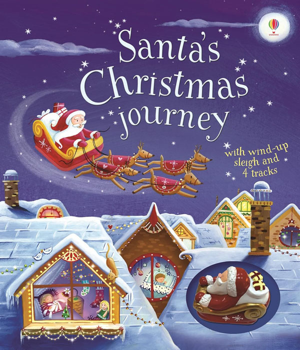 Santas Christmas Journey With Wind-Up Sleigh