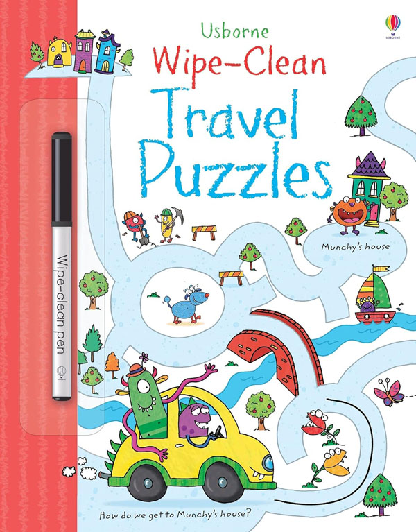 Wipe-clean Travel Puzzles