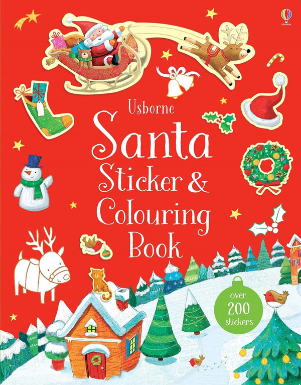Cover: Santa Sticker And Colouring Book