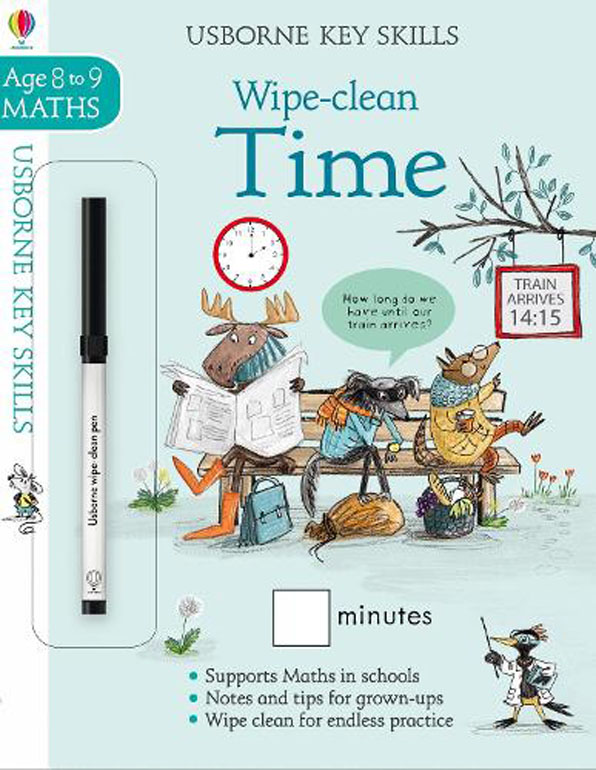 Wipe-Clean Time 8-9