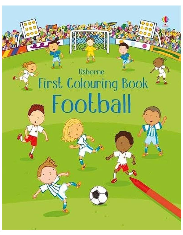 First Colouring Book Football