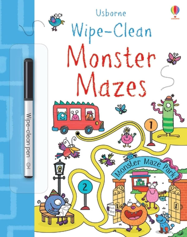 Wipe-Clean Monster Mazes