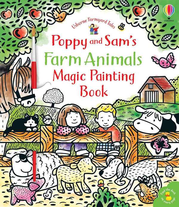 Poppy And Sams Farm Animals Magic Painting Book