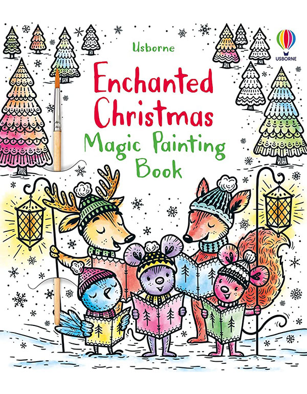 Cover: Enchanted Christmas Magic Painting Book