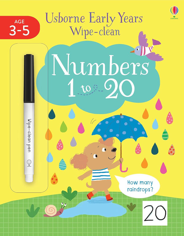 Cover: Wipe Clean Numbers 1-20