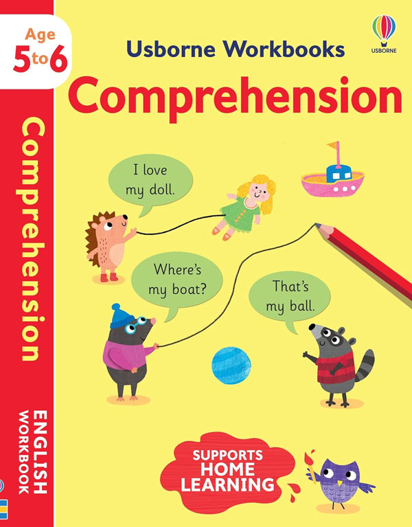 Cover: Usborne Workbooks Comprehension 5-6