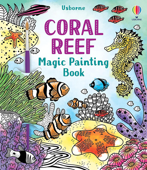 Coral Reef Magic Painting Book