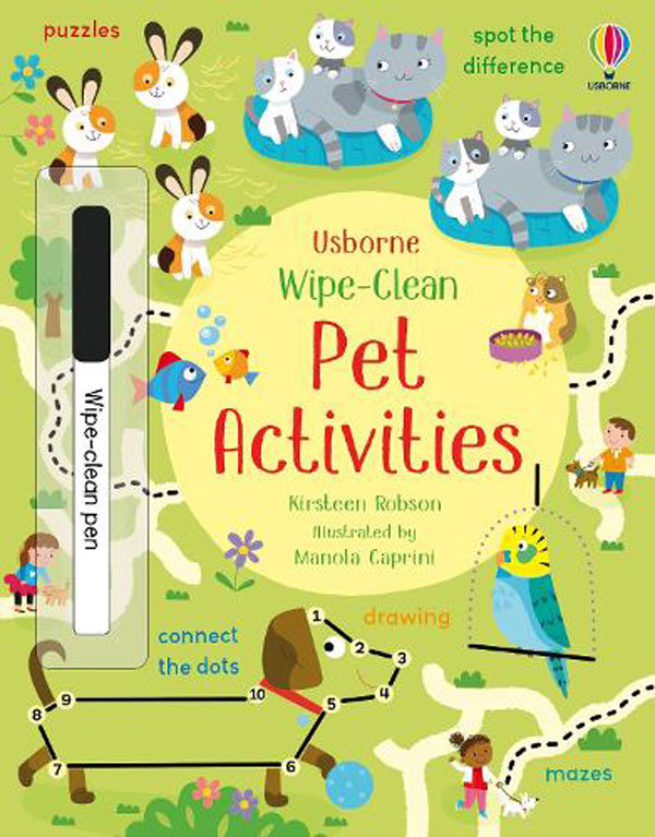Cover: Wipe-Clean Pet Activities