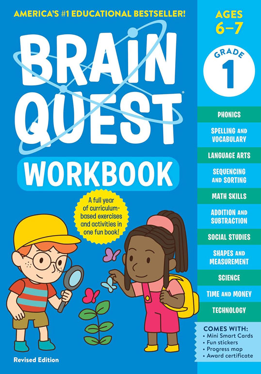 Cover: Brain Quest Workbook: 1st Grade (Revised Edition)