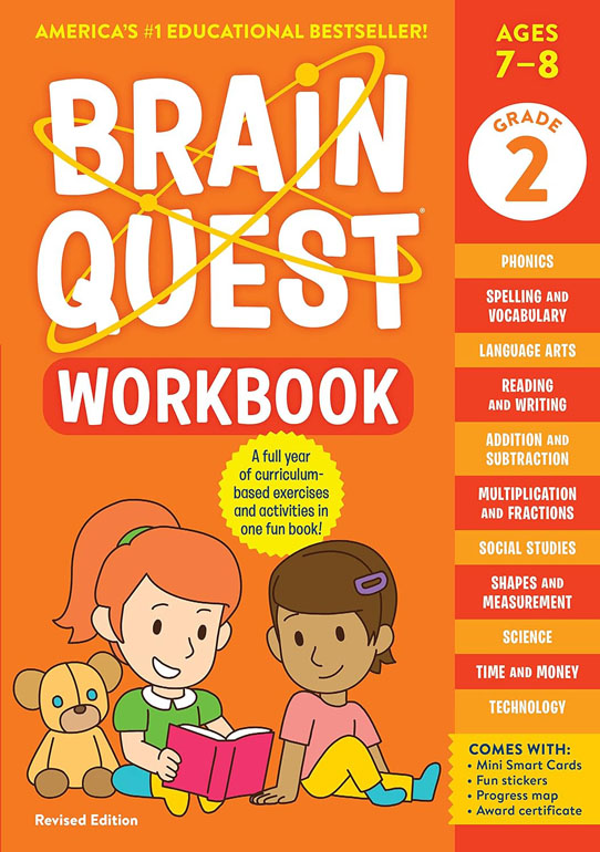 Cover: The Brain Quest Workbook: 2Nd Grade (Revised Edition)