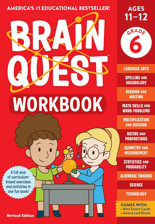 Cover: Brain Quest Workbook: 6th Grade (Revised Edition)
