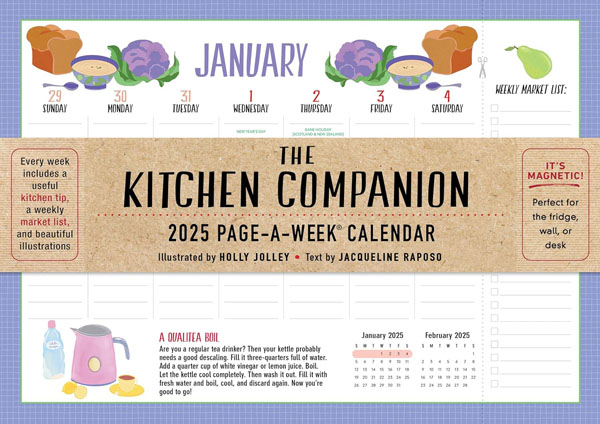 The Kitchen Companion Page-A-Week Calendar 2025
