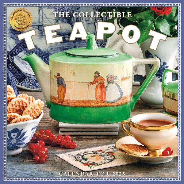 The Collectible Teapot Wall Calendar 2025