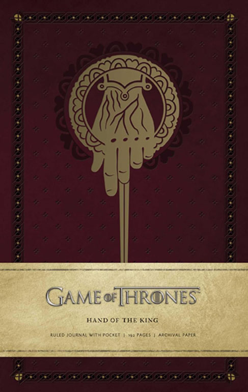 Cover: Game of Thrones: Hand of The King Hardcover Ruled Journal