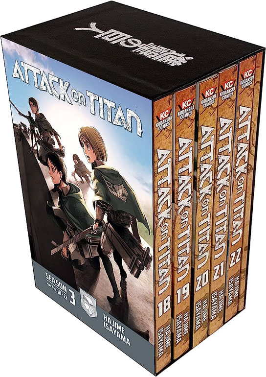 Attack On Titan Season 3 Part 2 Manga Box Set