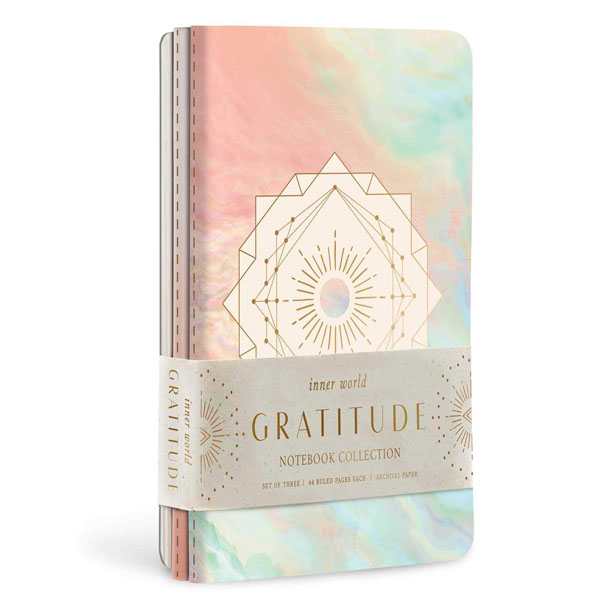 Gratitude Sewn Notebook (Set of 3)