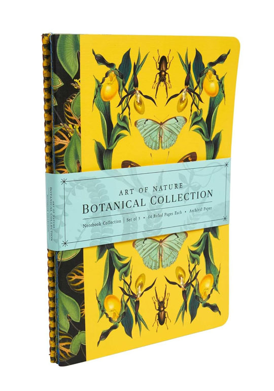 Art of Nature: Botanical Sewn Notebook (Set of 3)