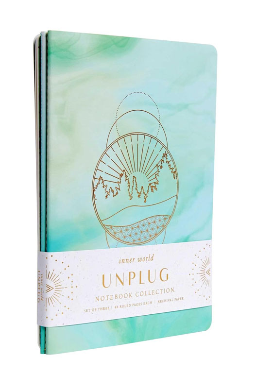 Unplug Sewn Notebook (Set of 3)