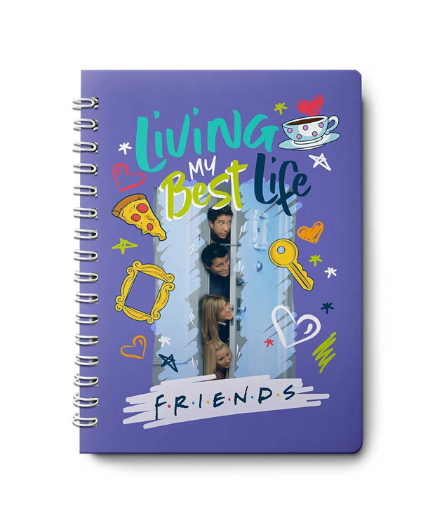 Friends: 12 Month Undated Planner - Hardcover