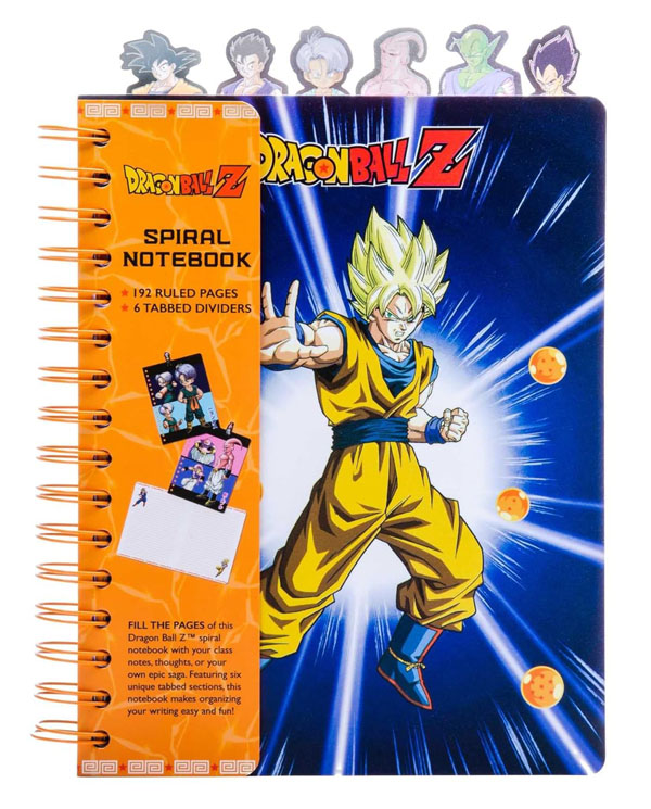 Cover: Dragon Ball Z Spiral Notebook