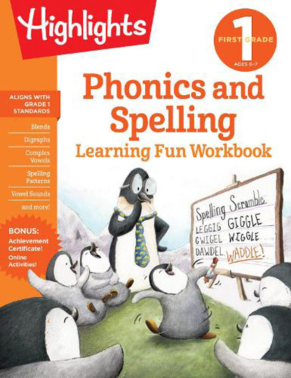Cover: First Grade Phonics and Spelling
