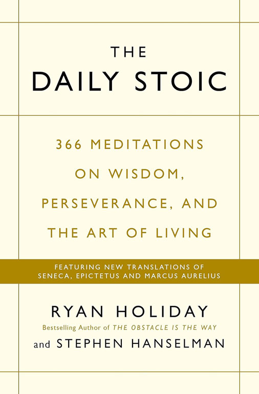 Cover: The Daily Stoic: 366 Meditations on Wisdom