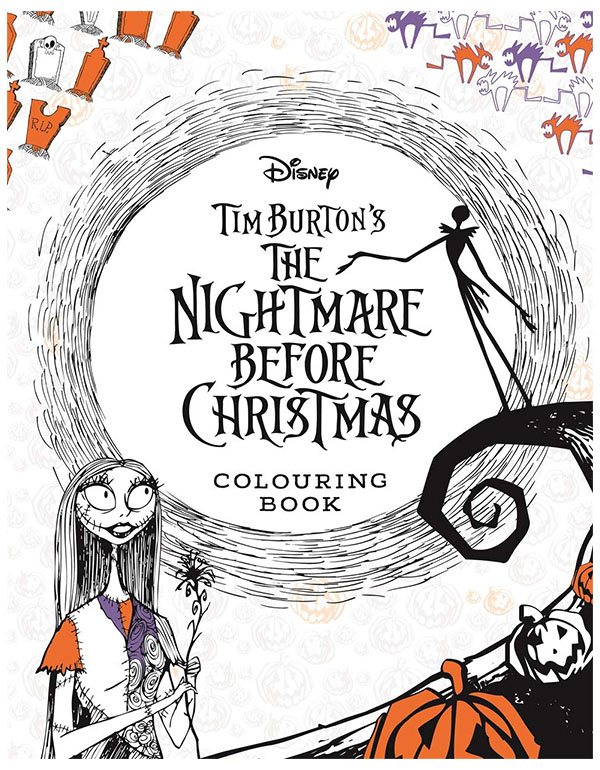 Cover: Disney Tim Burton's The Nightmare Before Christmas Colouring Book