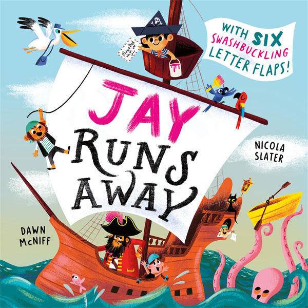 Cover: Jay Runs Away: With 6 lift-the-flap letters to open and read!