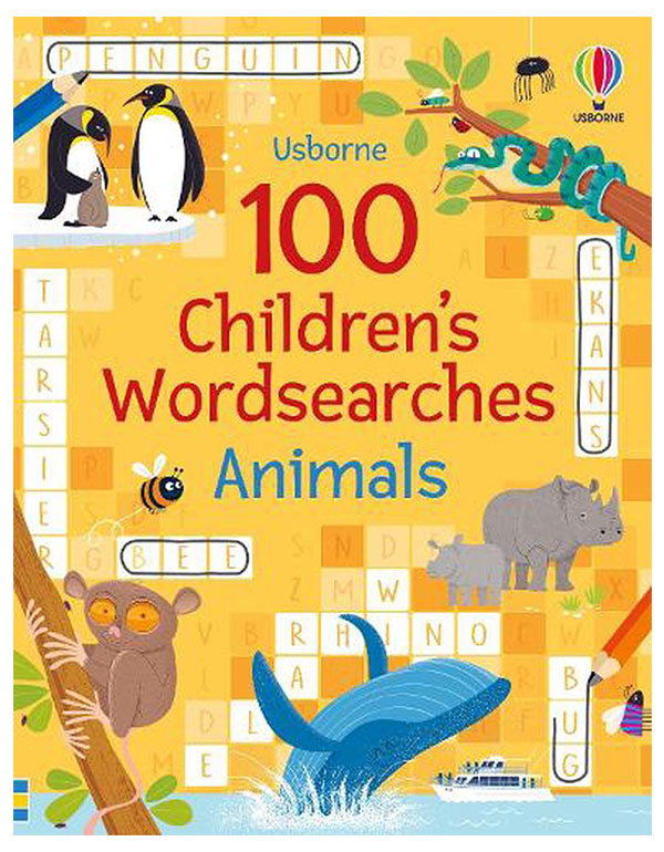 Cover: 100 Children's Wordsearches: Animals