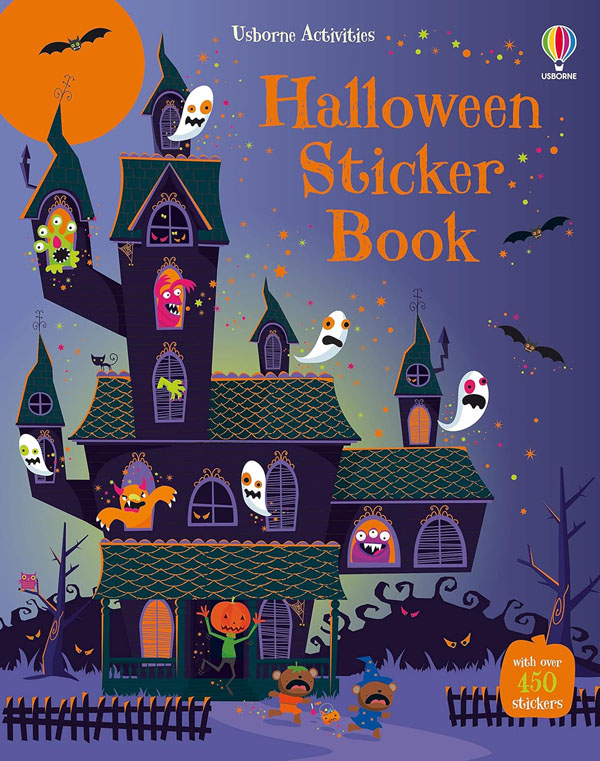 Cover: Halloween Sticker Book: A Halloween Book For Kids
