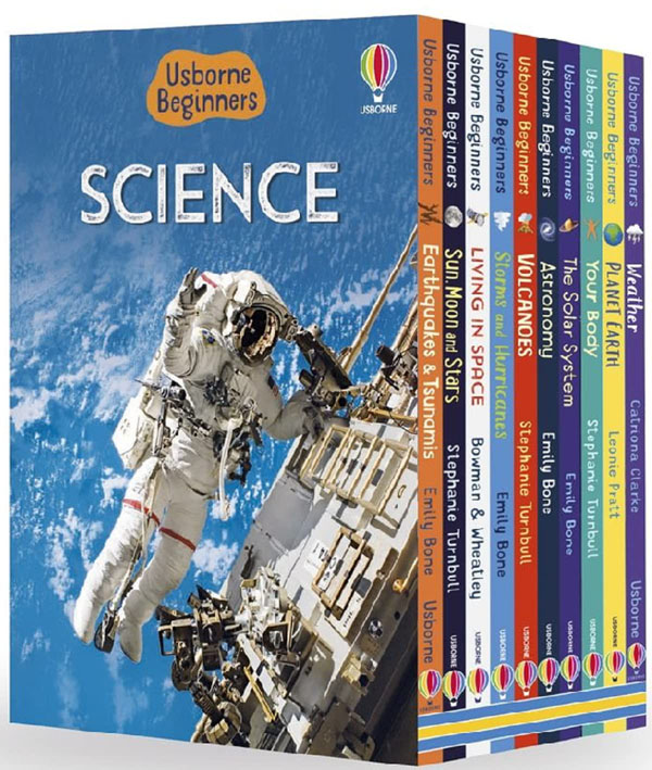 Usborne Beginners Series Science Collection 10 Books Box Set
