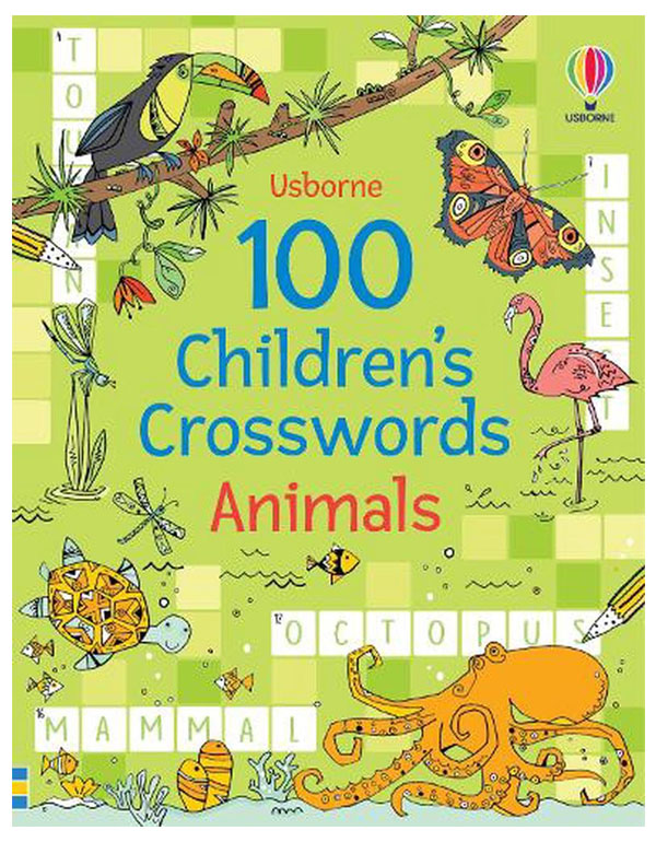 100 Children's Crosswords: Animals