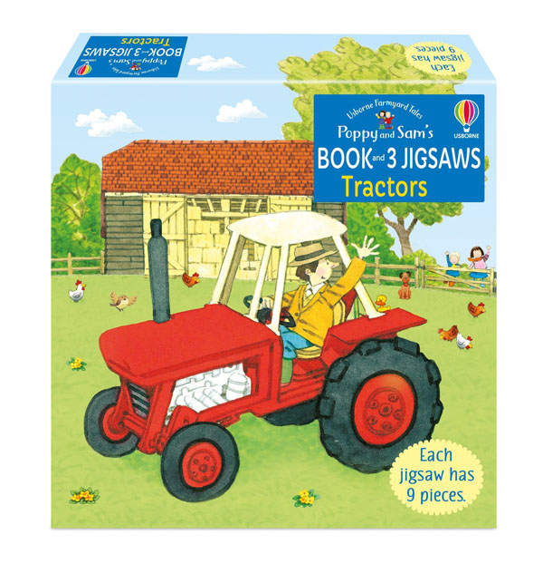 Poppy And Sams Book And 3 Jigsaws: Tractors