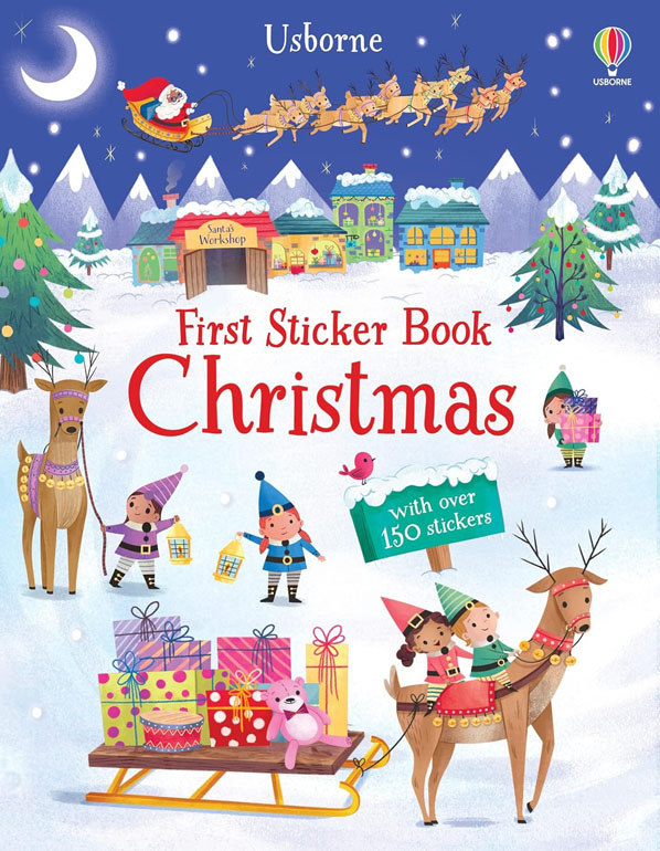 Cover: First Sticker Book Christmas: A Christmas Sticker Book for Children