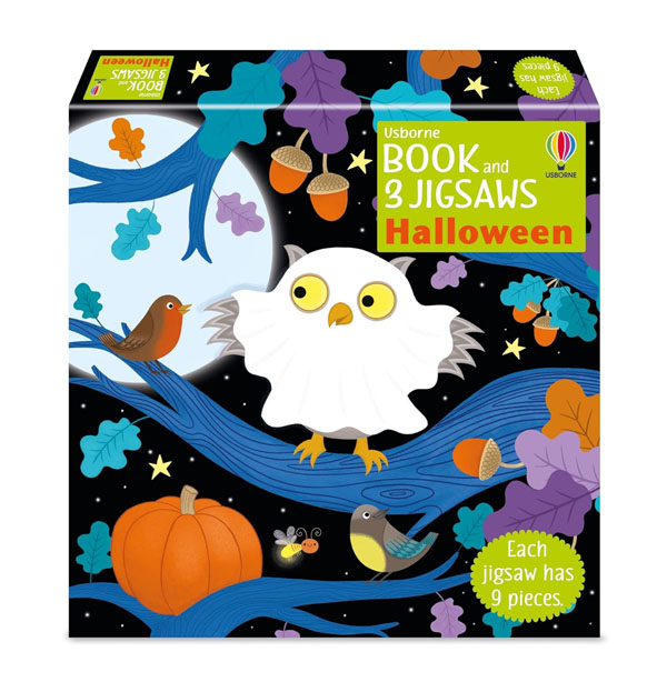 Cover: Usborne Book And 3 Jigsaws: Halloween